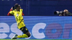 Unhaltbar: Jamie Gittens erzielte das 1:0 für den BVB bei Dinamo Zagreb