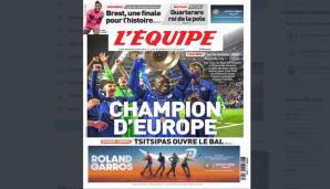 Frankreich - L'Equipe: "Chelsea schlägt Manchester City im Champions-League-Finale in Porto mit 1:0 und sichert sich damit den zweiten Sieg in diesem Wettbewerb nach 2012."