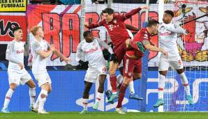 Kingsley Coman hat den FC Bayern München beim FC Salzburg vor einer Niederlage in der Champions League bewahrt. Beim 1:1 traf der Franzose erst spät. Die Einzelkritiken zum Achtelfinal-Hinspiel.