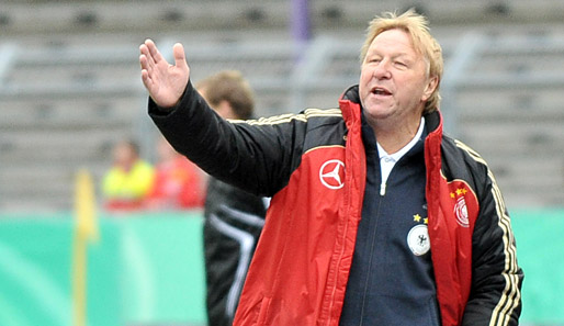 Trainer Horst Hrubesch und die U 19 gewannen den Europameister-Titel 2008