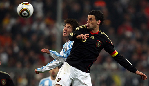 Ein Bild aus der Vergangenheit: Michael Ballack im Trikot der deutschen Nationalmannschaft