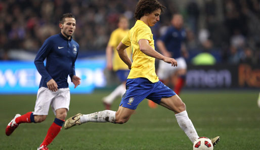 David Luiz (r.) wird der Selecao beim Klassiker gegen Deutschland fehlen