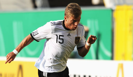 Alexander Esswein schoss das entscheidende Siegtor im EM-Qualifikationsspiel gegen Weißrussland