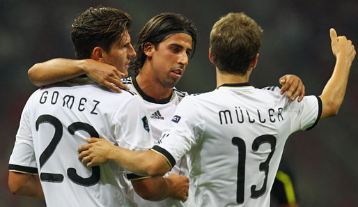 Mario Gomez und Thomas Müller trafen beim 3:1 in der Türkei