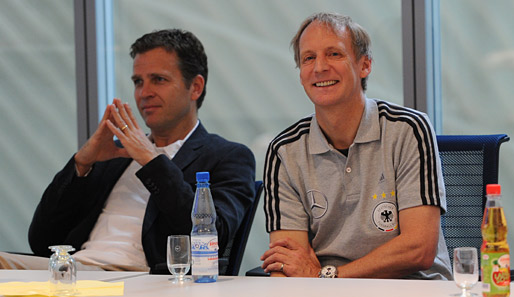 Hans-Dieter Hermann (r.) ist bereits seit 2004 DFB-Psychologe