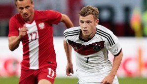 Max Meyer war beim Test gegen Polen der beste deutsche Spieler