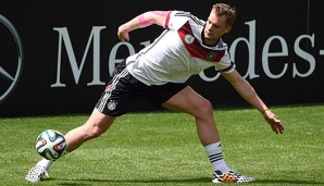 Manuel Neuer konnte im Trainingslager der deutschen Mannschaft kein Torwarttraining absolvieren