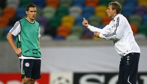 Klose und Klinsmann arbeiteten bei der Nationalmannschaft und dem FC Bayern zusammen