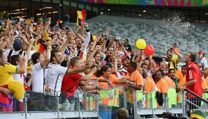 Nicht nur im Stadion waren die deutschen Fans voller Begeisterung für ihre Mannschaft