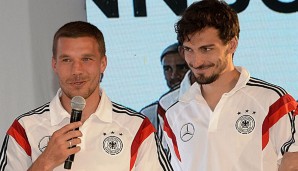 Mats Hummels und Lukas Podolski sind wieder fit