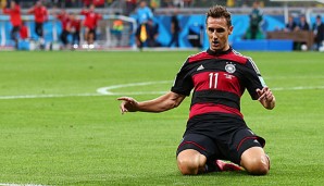 Miroslav Klose erzeilte das 2:0 beim Spektakel gegen Brasilien