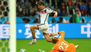 Thomas Müller erzielte bei dieser WM bereits vier Tore für Deutschland