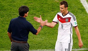Miroslav Klose erzielte 71 Tore für die deutsche Nationalmannschaft