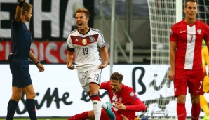 Mario Götze erzielte gegen Polen seinen zweiten Doppelpack im Trikot der Nationalmannschaft