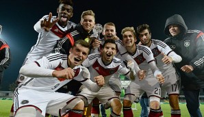 Deutschlands U19 feiert den Sieg im Elite Cup