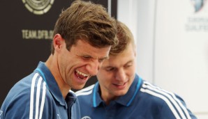 Thomas Müller und Toni Kroos spielten einst beim FC Bayern zusammen