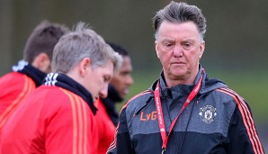 Louis van Gaal sieht für Bastian Schweinsteiger keine guten Chancen auf eine EM-Teilnahme