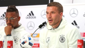 Lukas Podolski freut sich auf das Spiel gegen Polen