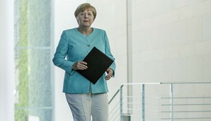 Angela Merkel konnte die Mannschaft nicht im Stadion unterstützen