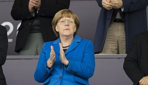 Angela Merkel ist oft bei Länderspielen der deutschen Nationalmannschaft anzutreffen