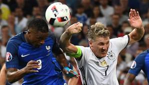 Für Bastian Schweinsteiger war es das unglückliche Ende seiner Nationalmannschaftskarriere. Der DFB-Kapitän verschuldetet durch ein Handspiel kurz vor der Pause einen Strafstoß, den Griezmann eiskalt versenkte.