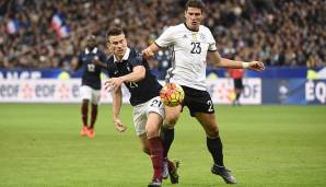 Freundschaftsspiel 2015: Gut anderthalb Jahre später standen sich Deutschland und Frankreich in einem Testspiel gegenüber. Die Equipe Tricolore gewann durch die Tore von Giroud und Gignac mit 2:0. Das Spiel selbst geriet jedoch zur Nebensache.