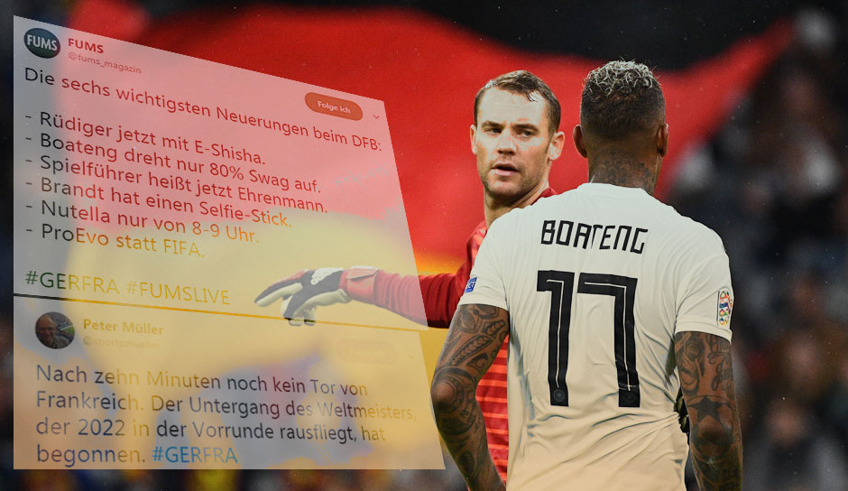 Die deutsche Nationalmannschaft hat den ersten Schritt in Richtung Neuanfang gemacht. Die Gründe dafür sind laut den Reaktionen im Netz mannigfaltig, einer davon ist die Umstellung auf E-Shisha.
