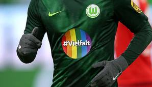 Vielfalt statt VW-Logo: Der VfL Wolfsburg setzte am Samstag gegen Fortuna Düsseldorf mit Sondertrikots ein Zeichen gegen Ausgrenzung.