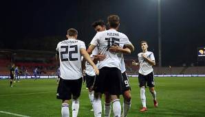 In der EM-Qualifikation gewann Deutschlands U21 bereits die ersten beiden Spiele.