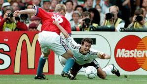 Mehmet Scholl (25, FC Bayern, 3 Spiele): Bei den drei Gruppenspielen saß er noch jeweils über die volle Spielzeit auf der Bank, ab dem Viertelfinale aber gesetzt. Scorerpunkt gelang ihm keiner.