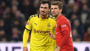 Könnten tatsächlich für Deutschland bei Olympia 2020 spielen: Thomas Müller vom FC Bayern und Mats Hummels von Borussia Dortmund.