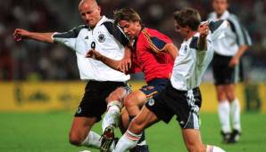 CARSTEN JANCKER: Der Sturmtank schoss zehn Tore in 33 Länderspielen und war bei der EM 2000 und der WM 2002, bei der Deutschland ins Finale kam, dabei.