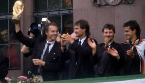 Franz Beckenbauer führte das DFB-Team 1990 zum WM-Titel.