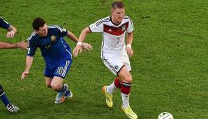 Platz 4: Bastian Schweinsteiger - 121 Länderspiele.