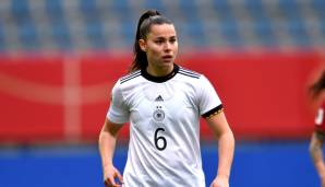 LENA OBERDORF (VfL Wolfsburg, 26 Länderspiele, 0 Tore): In jungen Jahren schon ein wichtiger Anker bei den Wölfinnen. Kann auf der Sechs und in der IV spielen, gibt gern den Takt vor. Hinten wird sie beim DFB wohl mehr gebraucht.