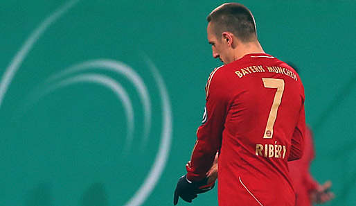 Franck Ribery flog gegen den FC Augsburg mit Rot vom Platz