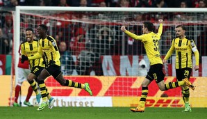 Mats Hummels brachte den FC Bayern gegen Borussia Dortmund in Führung