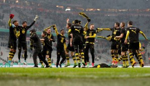 Borussia Dortmund qualifizierte sich als erste Mannschaft überhaupt vier Mal in Serie für das Pokalfinale