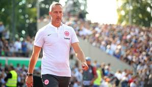 Für Adi Hütter hagelte es die zweite Niederlage im zweiten Spiel als Frankfurt-Coach.