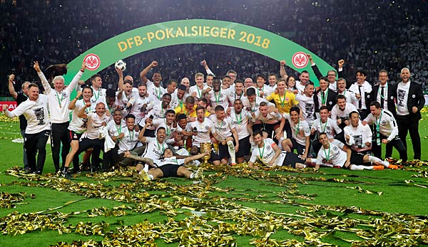 Im letzten Jahr durfte sich Eintracht Frankfurt über den DFB-Pokal freuen.