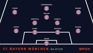 Taktisch wird der FC Bayern höchstwahrscheinlich im gewohnten 4-2-3-1 auflaufen mit Lewandowski in vorderster Front, dahinter Müller und auf den Außen mit Gnabry und Coman. Im Zentrum wird Thiago aller Voraussicht nach vorerst auf der Bank Platz nehmen.