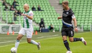 Die Arminia absolvierte unter anderem einen Test gegen Robbens FC Groningen.