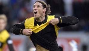 DIEGO KLIMOWICZ: Avancierte beim damaligen Duell zum Helden, als er nach seiner Einwechslung zwei Tore erzielte und dem BVB so das Unentschieden rettete. Trotzdem oft nur als Joker im Einsatz, weshalb er den BVB Anfang 2009 wieder verließ.