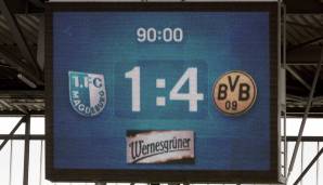 1. Runde beim 1. FC Magdeburg - 4:1-Sieg am 4. August 2007 - Endstation im Finale gegen den FC Bayern München (1:2 n.V.).