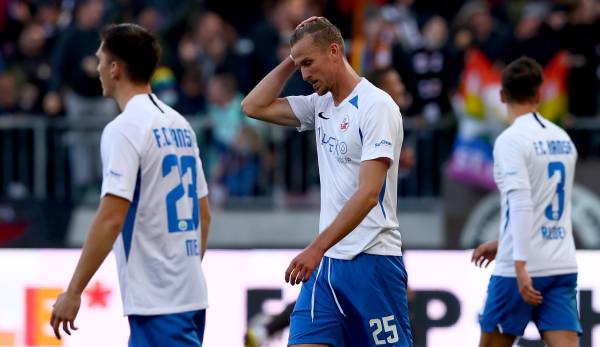 Bei den Spielern von Hansa Rostock war die Stimmung nach der Pleite beim FC St. Pauli auf dem Tiefpunkt.