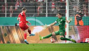 Andreas Vogelsammer trifft zum entscheidenden 2:1-Siegtreffer gegen den FC St. Pauli.