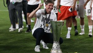 Oliver Glasners größter Triumph mit Eintracht Frankfurt war der Gewinn der Europa League 2021/22.