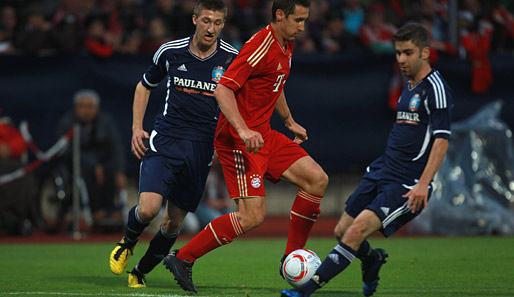 Hat das Interesse italienischer Top-Klubs auf sich gezogen: Bayern Münchens Miroslav Klose (M.)