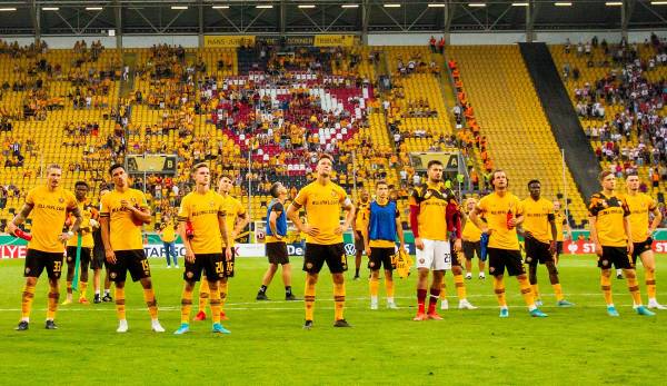 Ratlose Gesichter: Dynamo Dresden kommt in dieser Spielzeit noch nicht richtig in Fahrt.