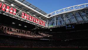 Amsterdam Arena (Amsterdam/Niederlande, geplante Auslastung: 13.875-18.315 Zuschauer = 25-33 Prozent) - EM-Spiele: 1 Achtelfinale, 3 Vorrundenspiele.